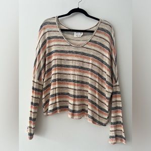 Sadie & Sage stripped summer knit L